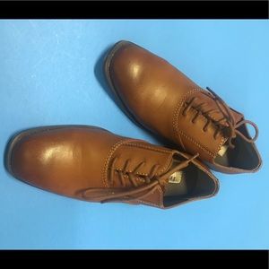 FREEMAN BOYS Brown Dress Shoes